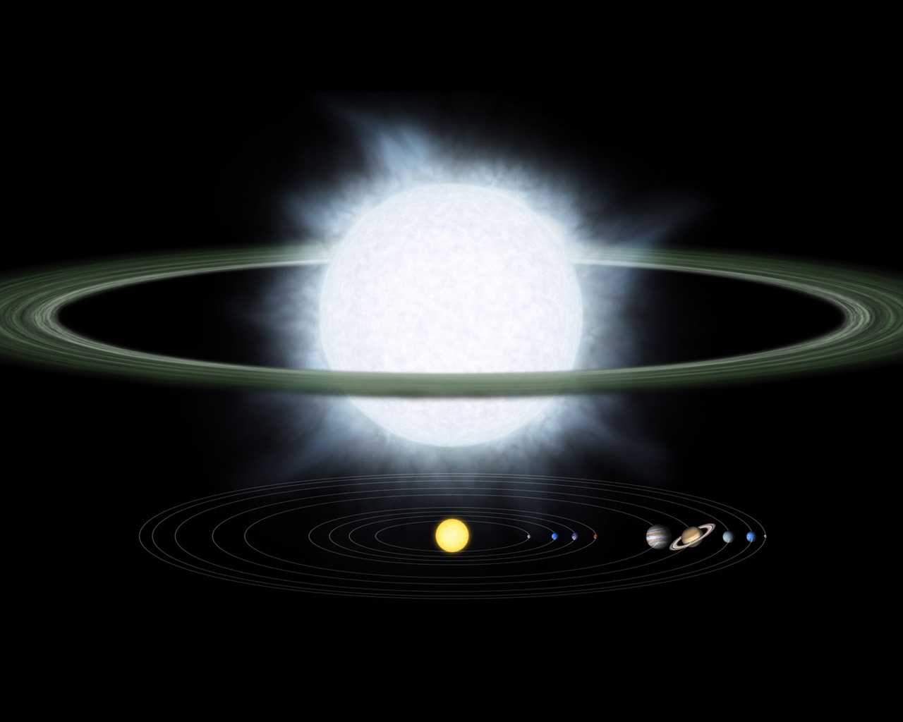 Widescreen wallpaper Star Earth (2) #8 - 1280x1024