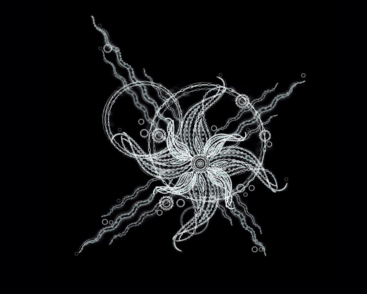 炫彩花紋 壁紙(六) #3 - 1280x1024