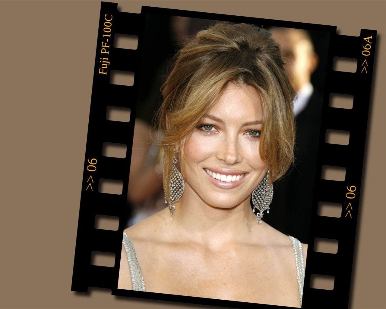 Jessica Biel krásnou tapetu #8 - 1280x1024