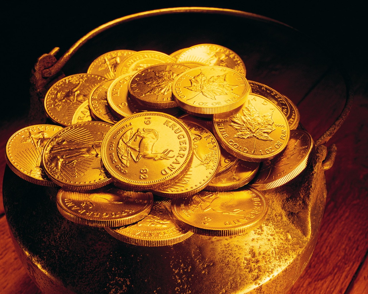 Fondos de escritorio de Oro (1) #10 - 1280x1024
