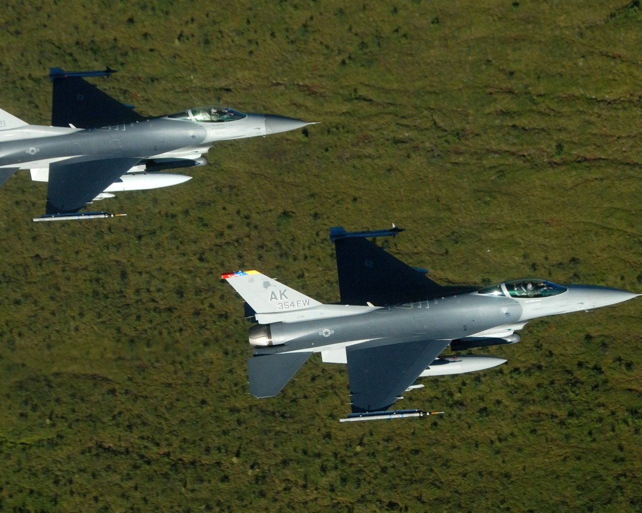 HD обои военных самолетов (9) #6 - 1280x1024