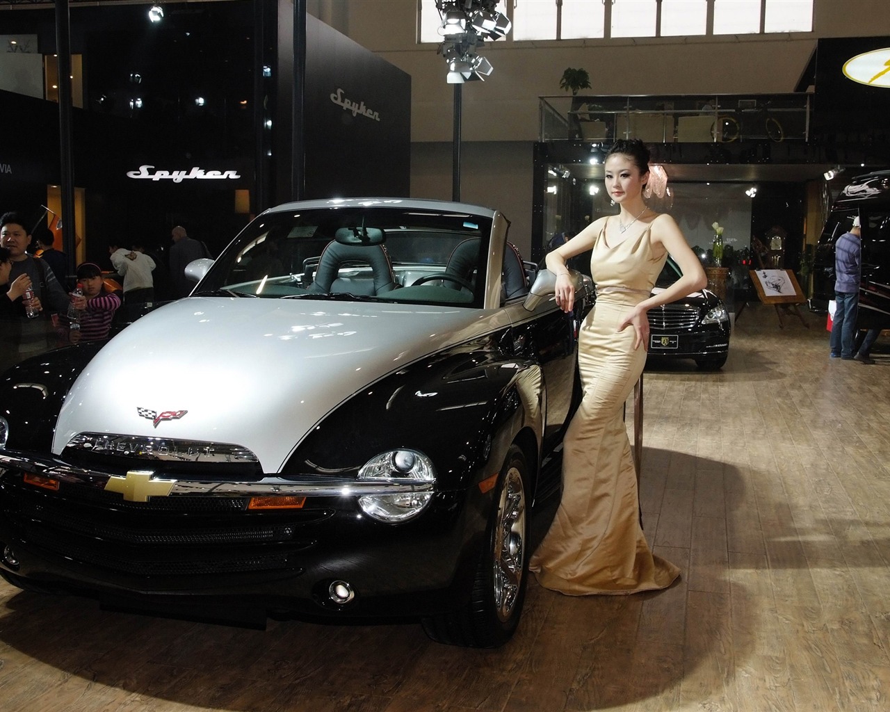 2010 Beijing International Auto Show Heung Che beauté (œuvres des barres d'armature) #15 - 1280x1024