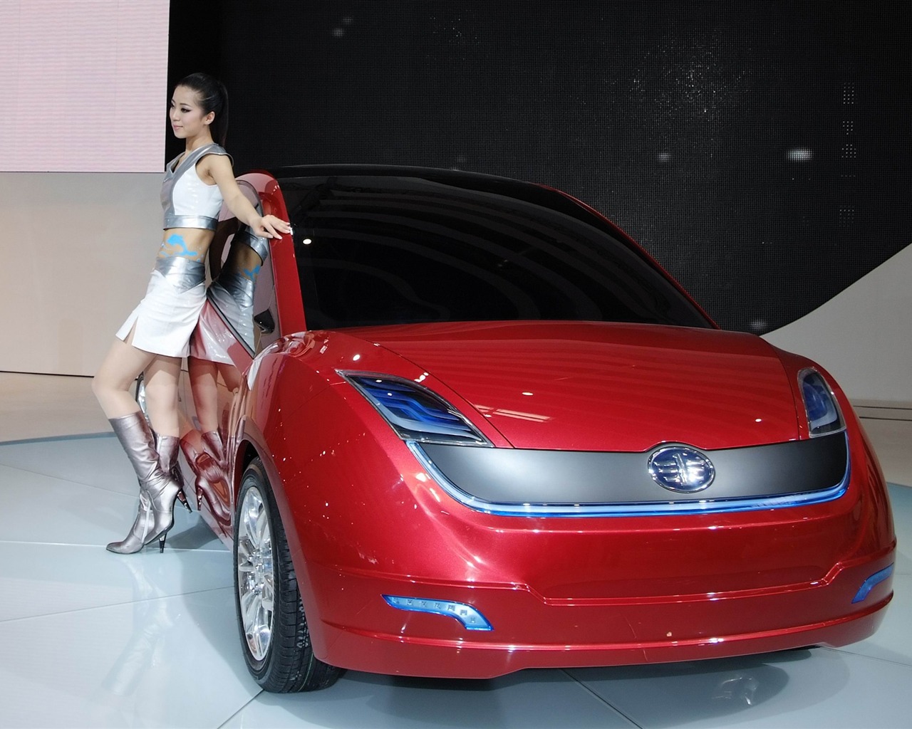 2010 Beijing International Auto Show Heung Che beauty (rebar works) #24 - 1280x1024