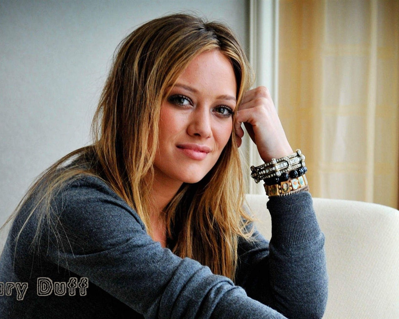 Hilary Duff krásnou tapetu #44 - 1280x1024