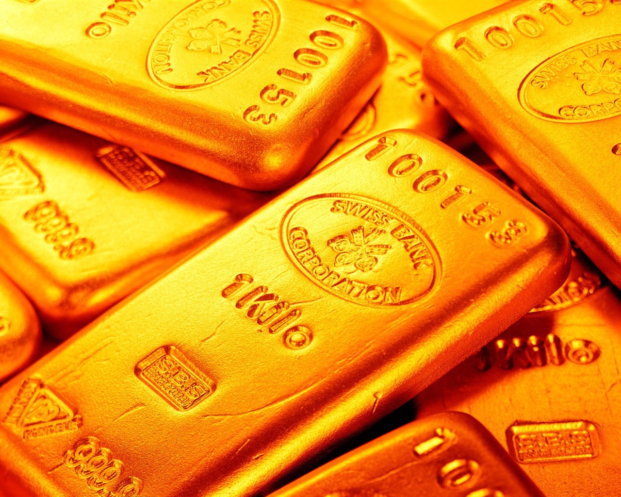 Gold wallpaper (2) #2 - 1280x1024