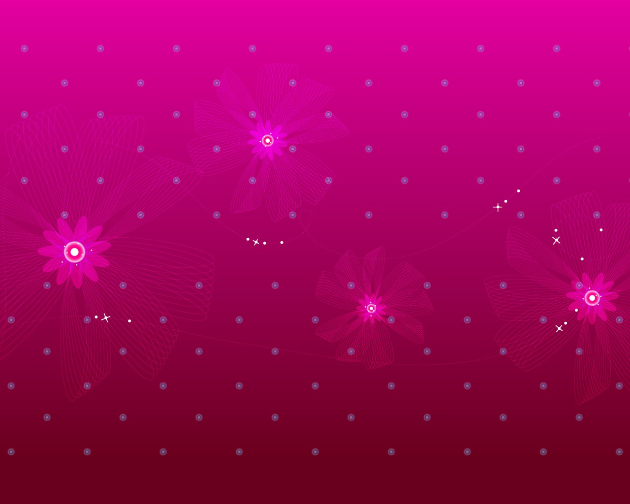 炫彩花紋 壁紙(八) #17 - 1280x1024