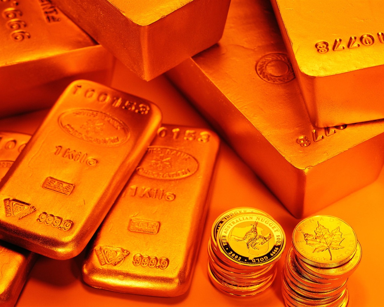 Gold tapety (3) #11 - 1280x1024