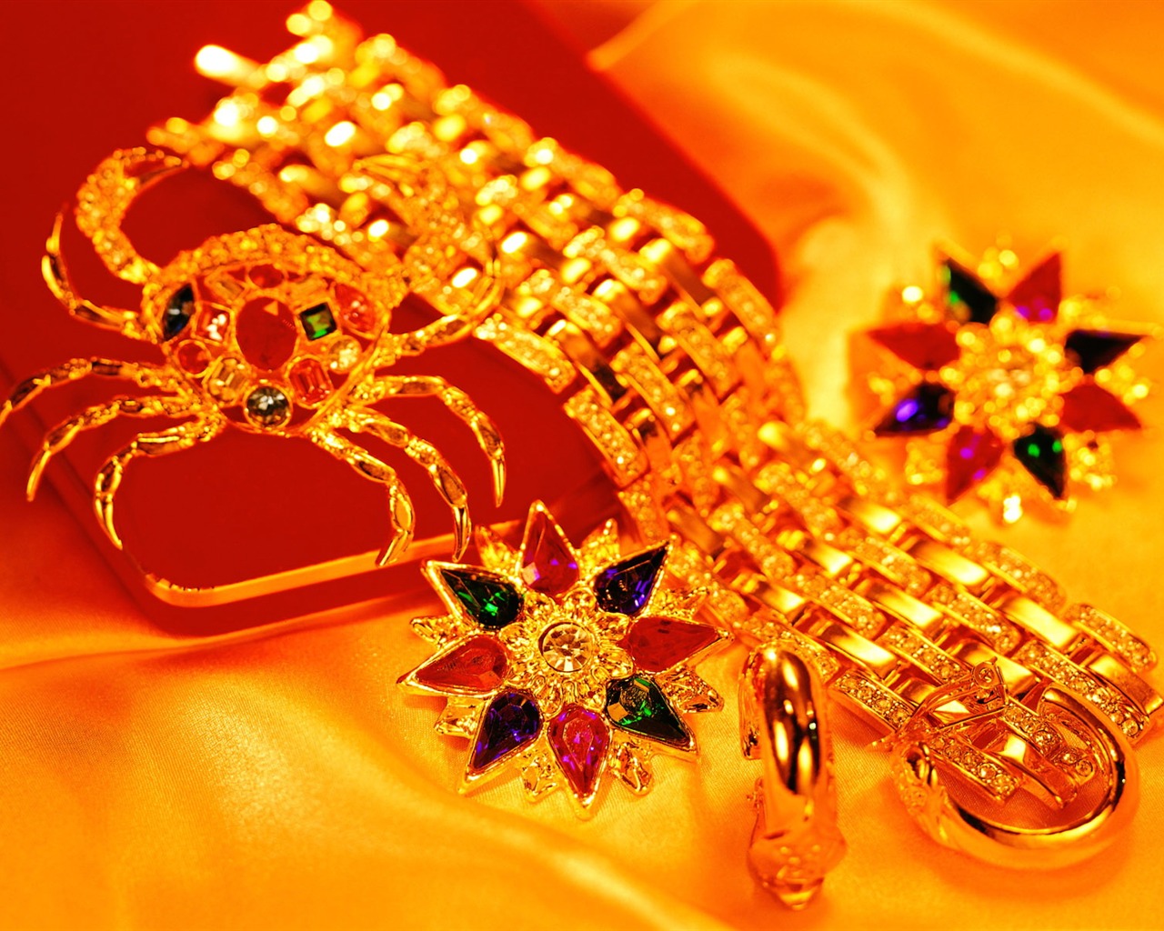 Gold wallpaper (3) #12 - 1280x1024