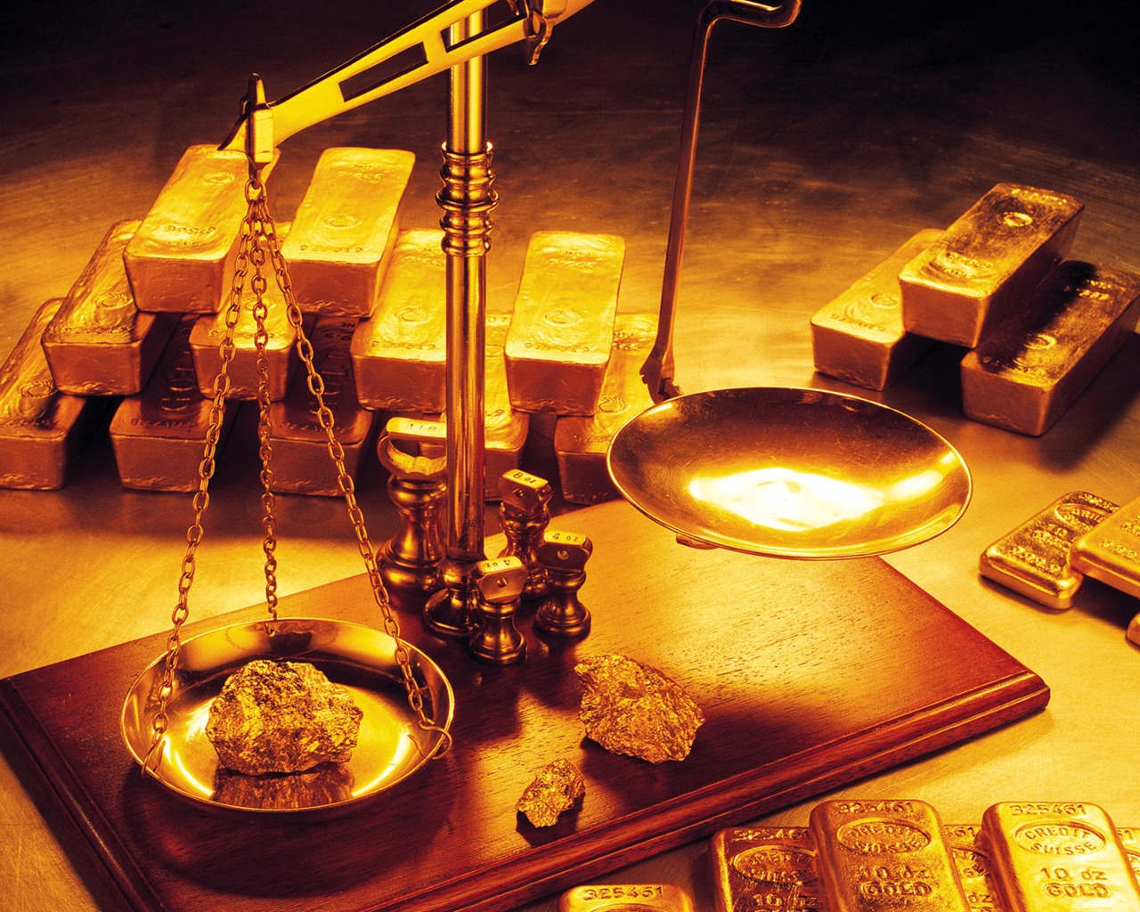 Gold tapety (3) #13 - 1280x1024
