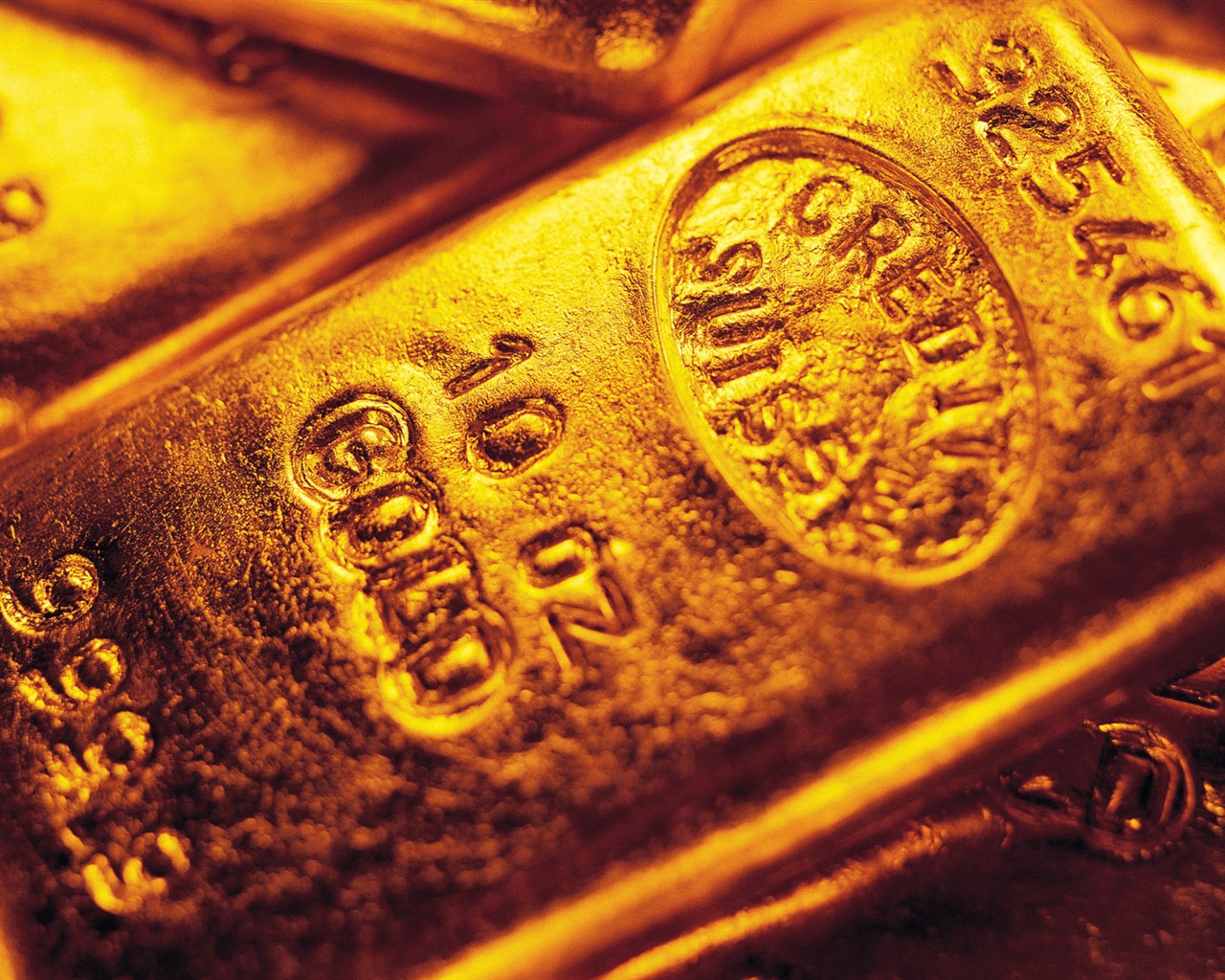 Gold wallpaper (3) #16 - 1280x1024