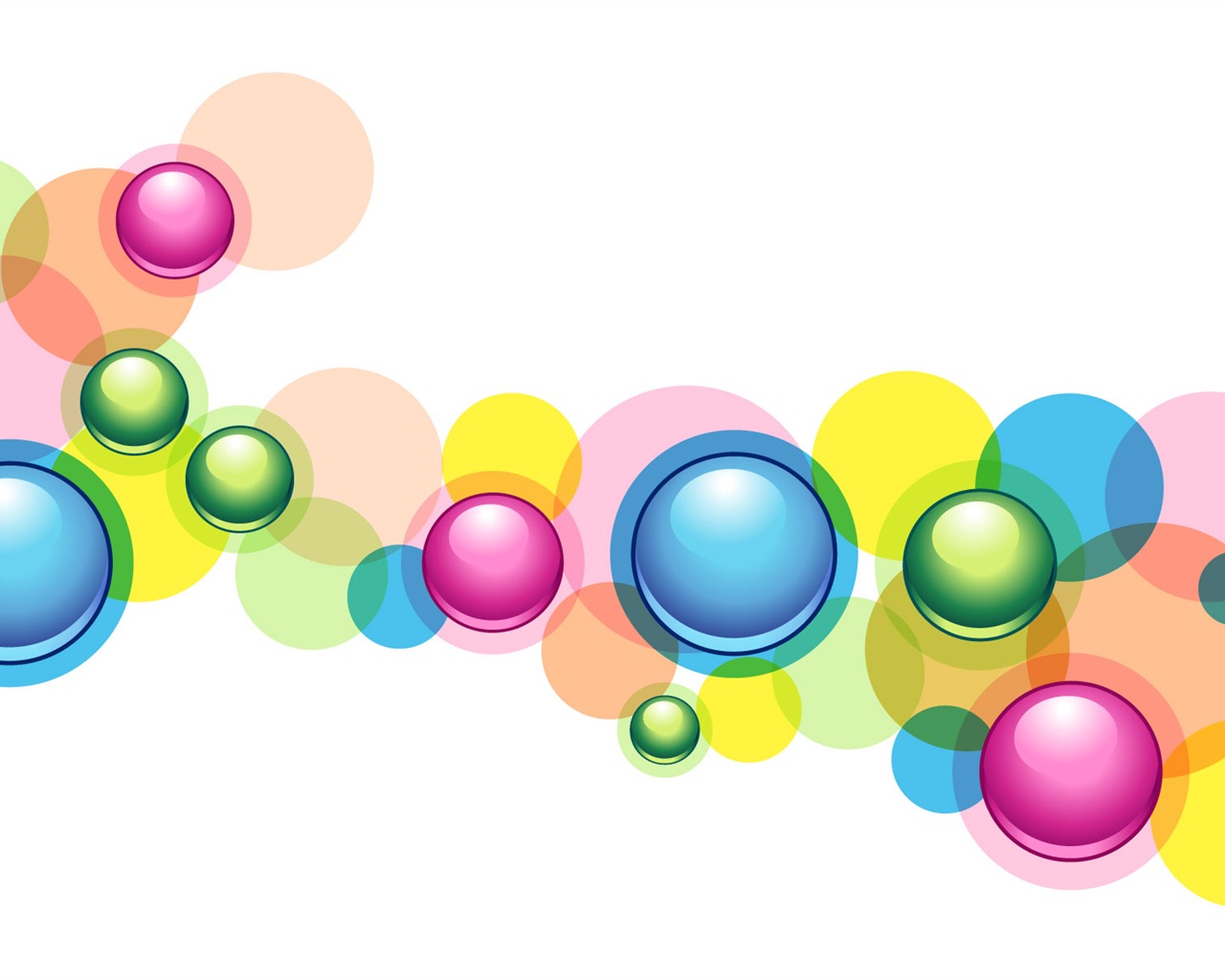 Colorful vector background wallpaper (4) #11 - 1280x1024