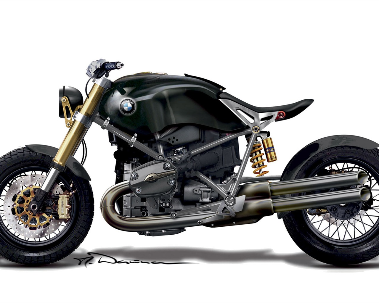 Koncepce motocyklu Tapety na plochu (1) #2 - 1280x1024