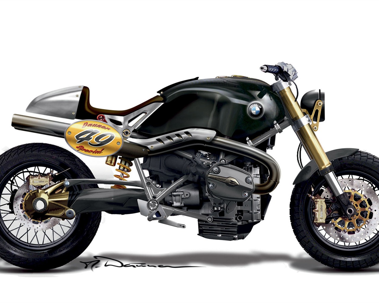 Koncepce motocyklu Tapety na plochu (1) #3 - 1280x1024