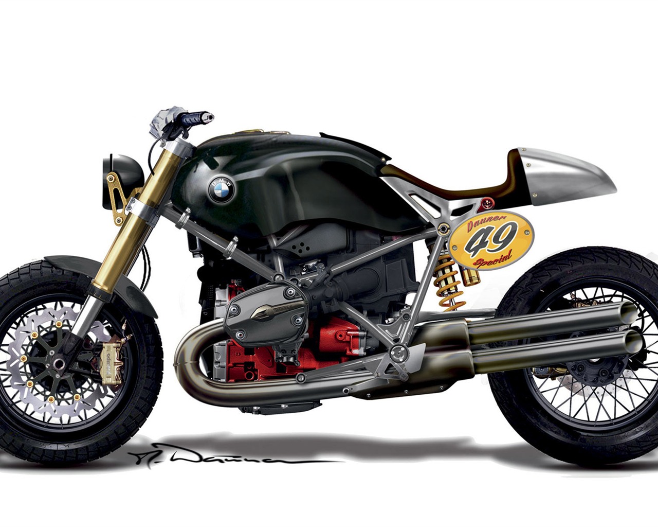 Koncepce motocyklu Tapety na plochu (1) #5 - 1280x1024