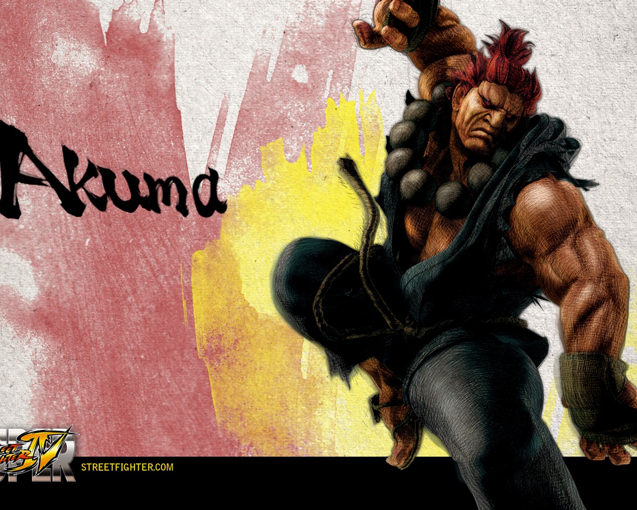 Super Street Fighter 4 Ink chinesischen Stil Tapete #4 - 1280x1024