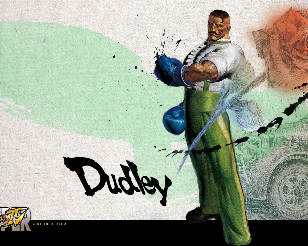 Super Street Fighter 4 Ink Chinese style wallpaper #6 - 1280x1024