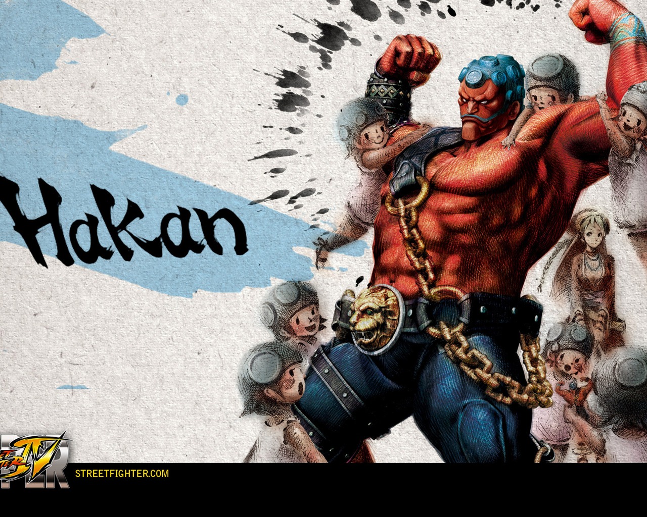 Super Street Fighter 4 inkoustové čínském stylu wallpaper #13 - 1280x1024