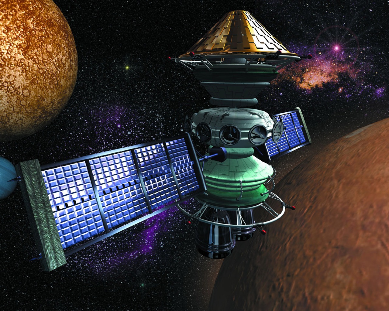 Satellite communications wallpaper (2) #3 - 1280x1024