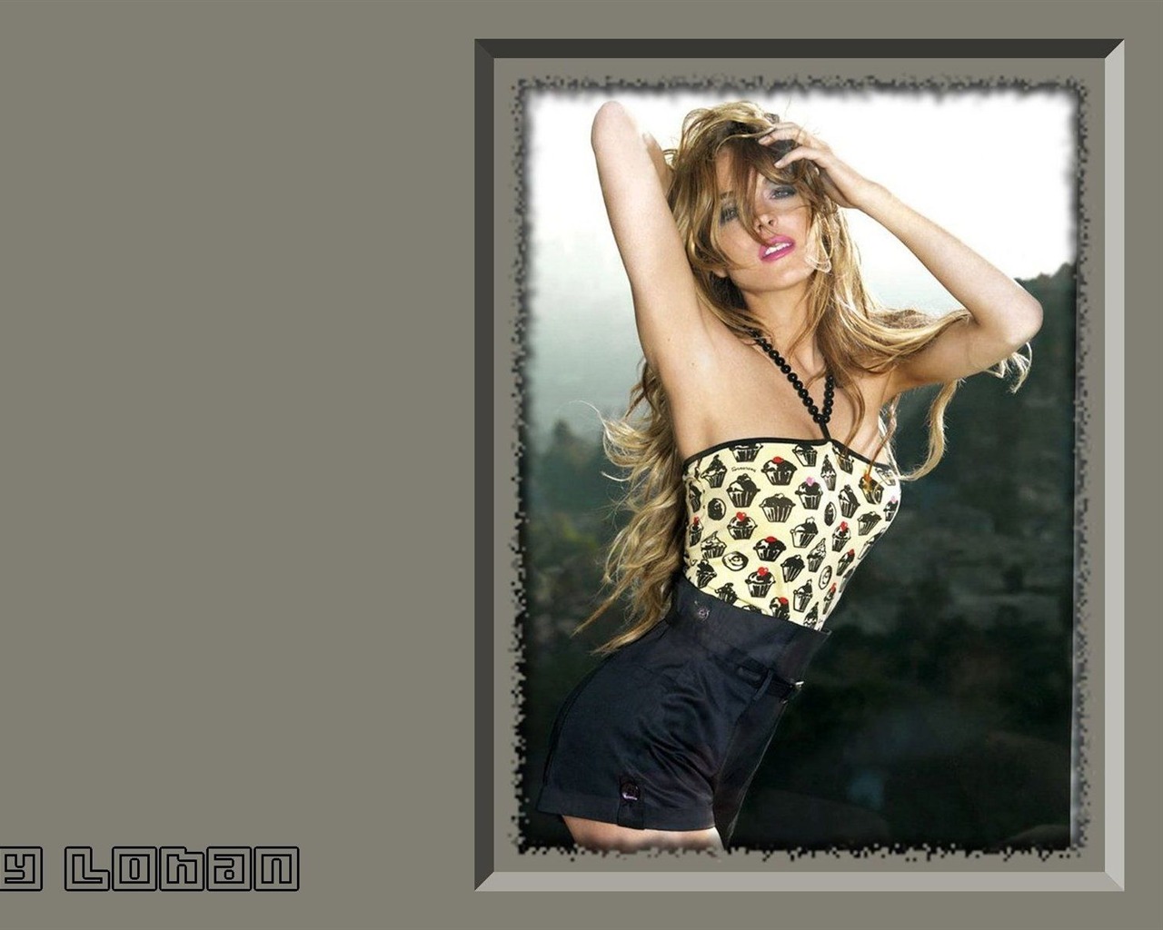 Lindsay Lohan krásná tapeta #6 - 1280x1024