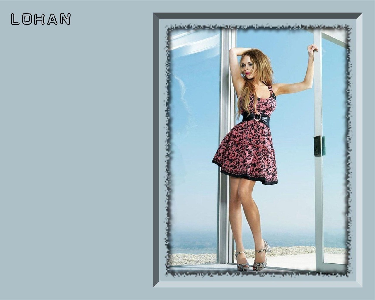 Lindsay Lohan krásná tapeta #8 - 1280x1024