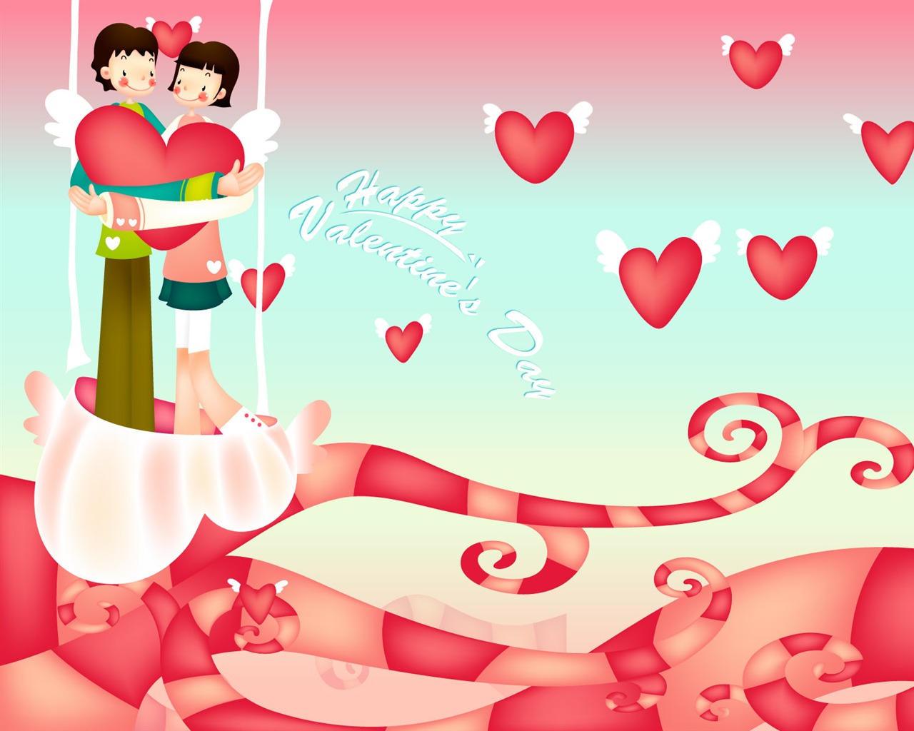 Valentine's Day Vector #11 - 1280x1024