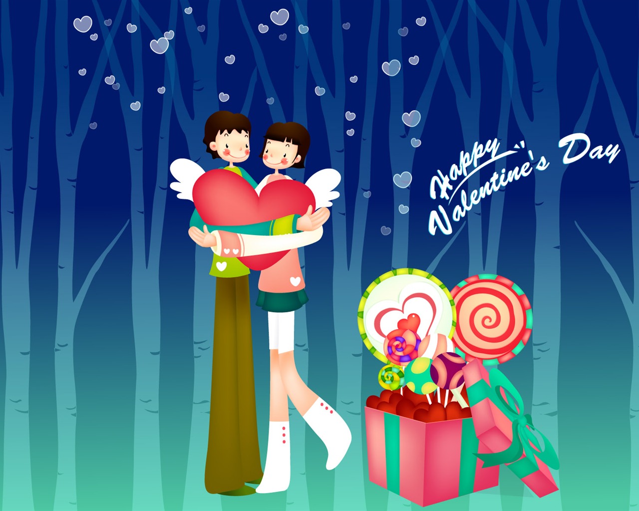 Vector Valentinstag #14 - 1280x1024