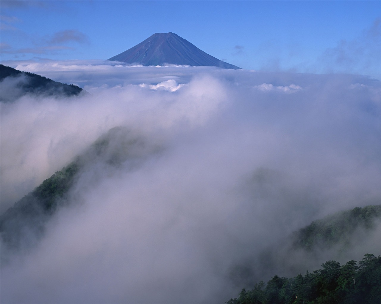 Mount Fuji, Japonsko tapety (1) #15 - 1280x1024