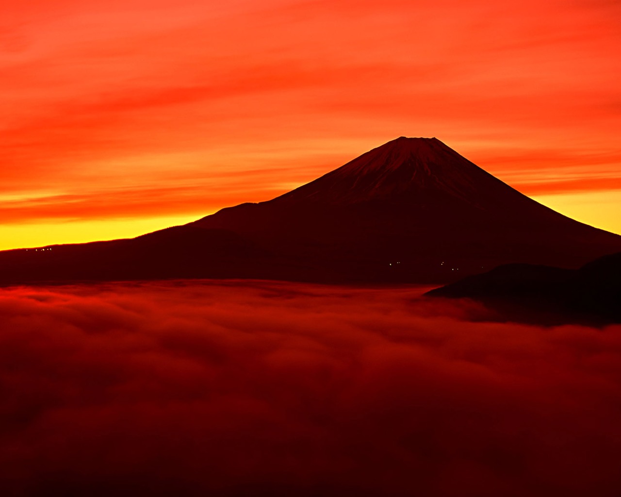 日本富士山 壁纸(二)20 - 1280x1024