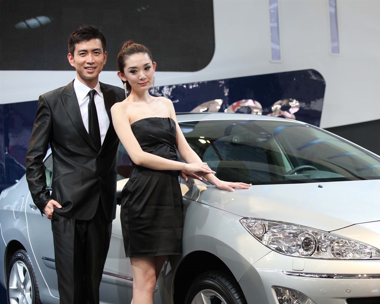 2010 Beijing International Auto Show de belleza (2) (el viento persiguiendo las nubes obras) #36 - 1280x1024