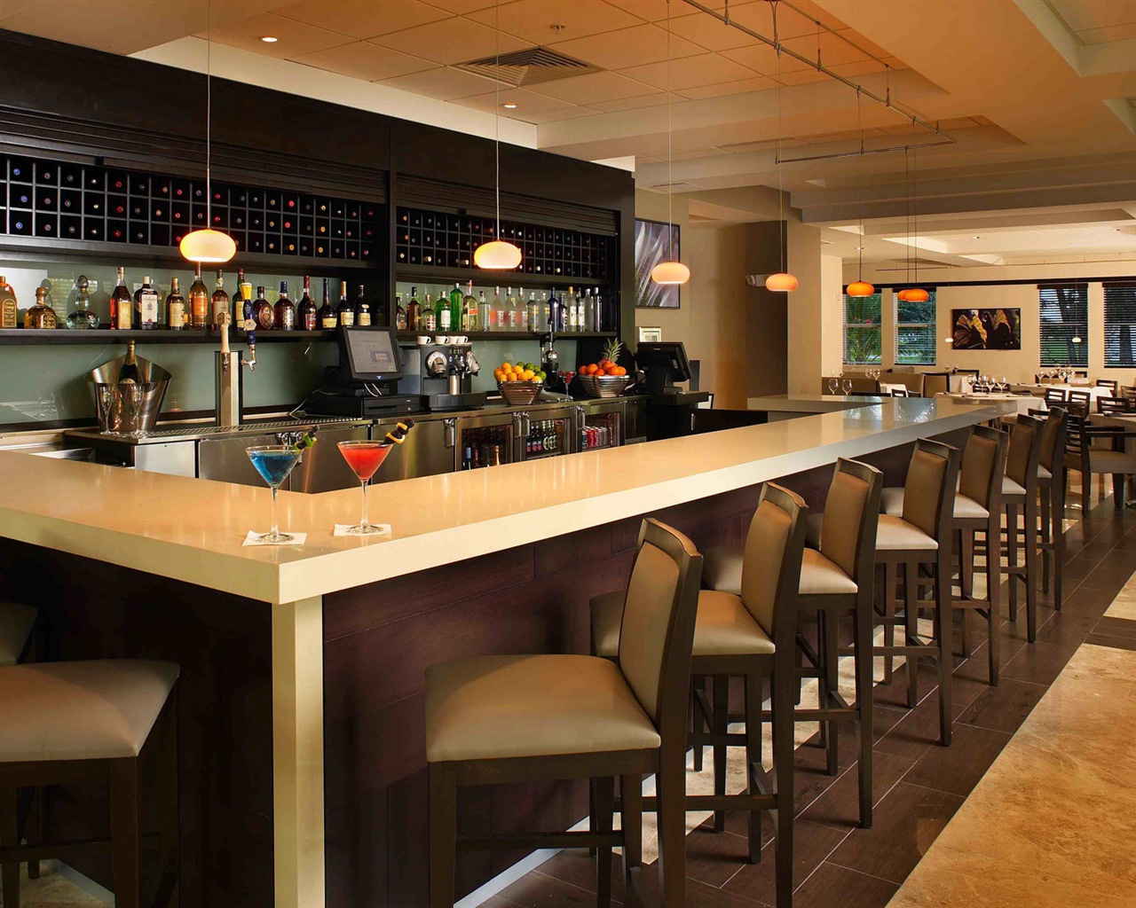Restaurace Bar tapety (1) #6 - 1280x1024