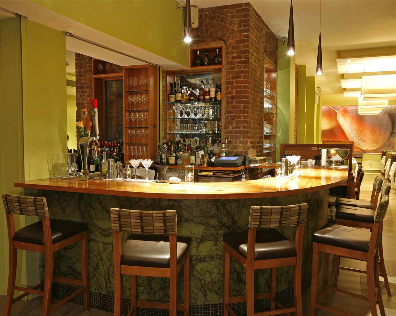 Restaurace Bar tapety (2) #13 - 1280x1024