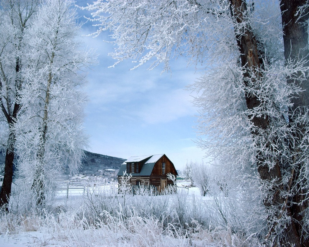 Winter Snow wallpaper (3) #20 - 1280x1024