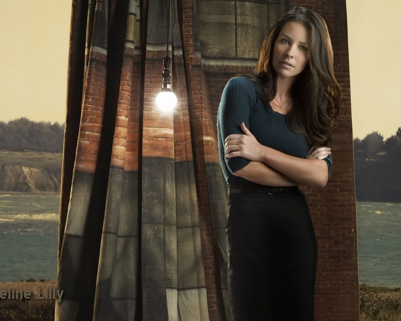 Evangeline Lilly 伊万杰琳·莉莉 美女壁纸3 - 1280x1024