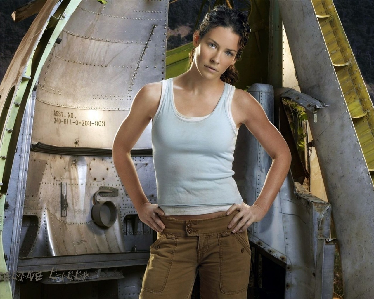 Evangeline Lilly krásnou tapetu #9 - 1280x1024