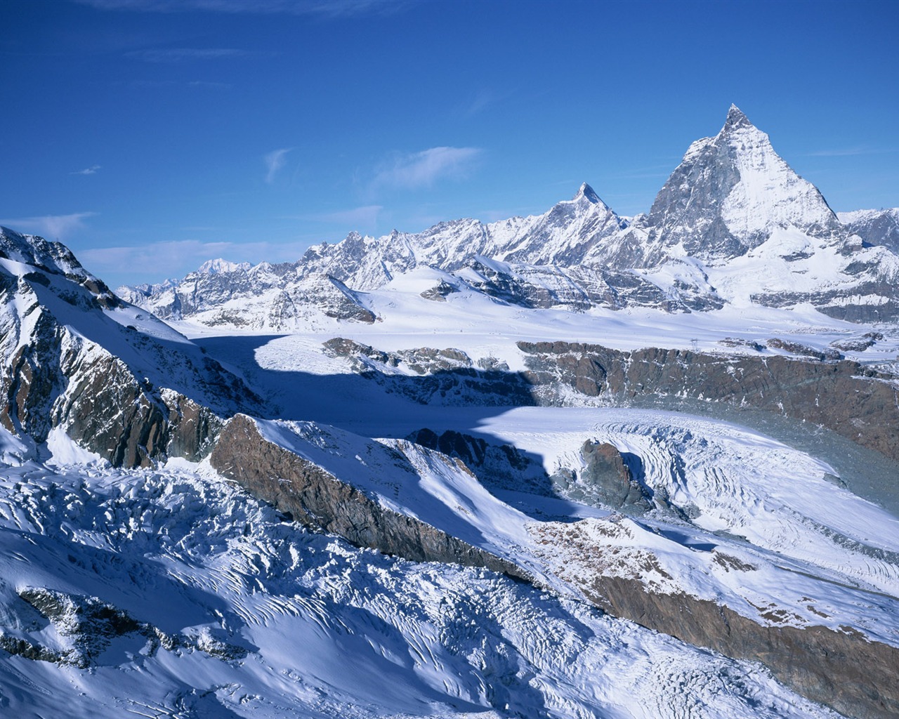 Snow Mountain wallpaper (1) #2 - 1280x1024