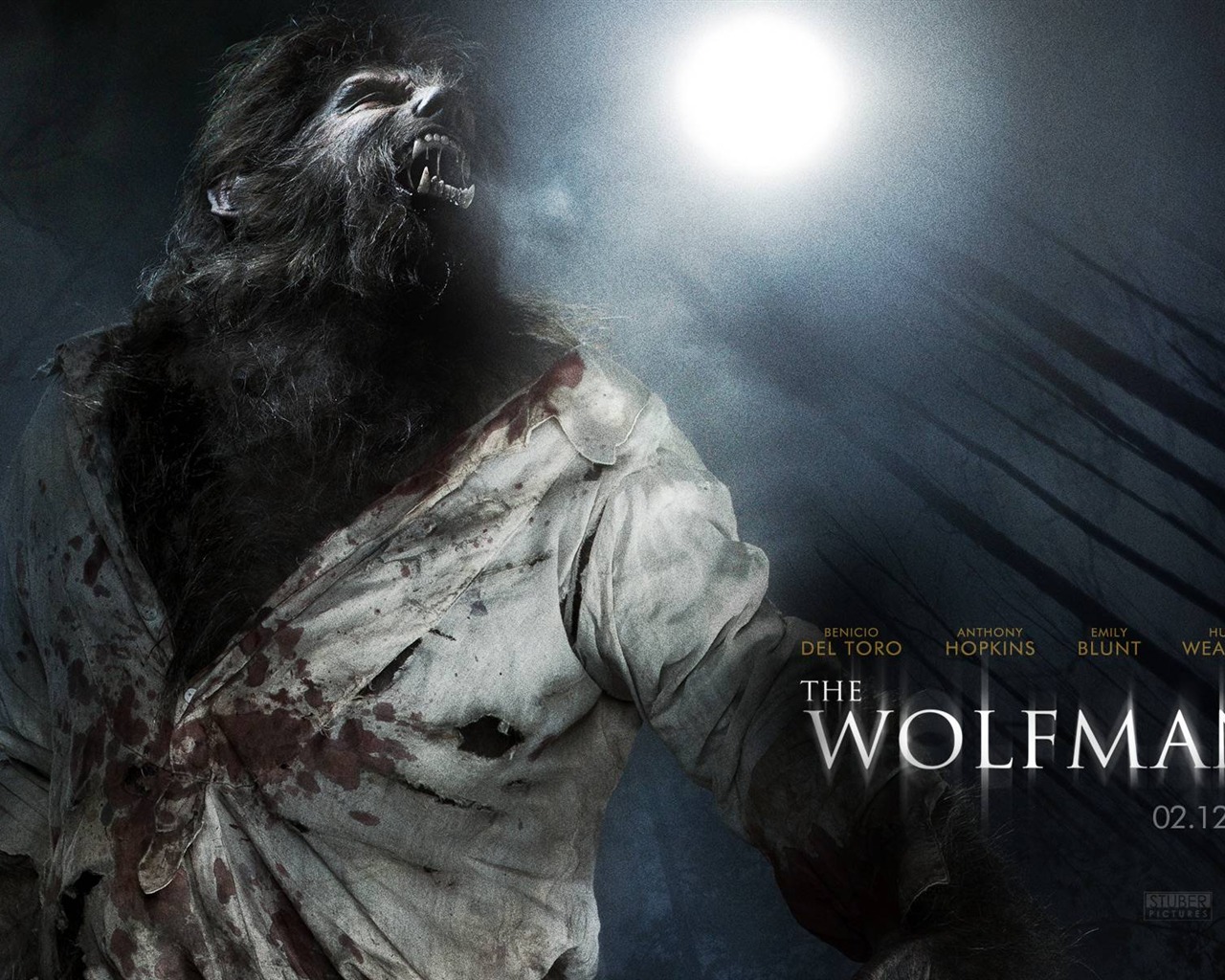 The Wolfman 狼人 電影壁紙 #3 - 1280x1024
