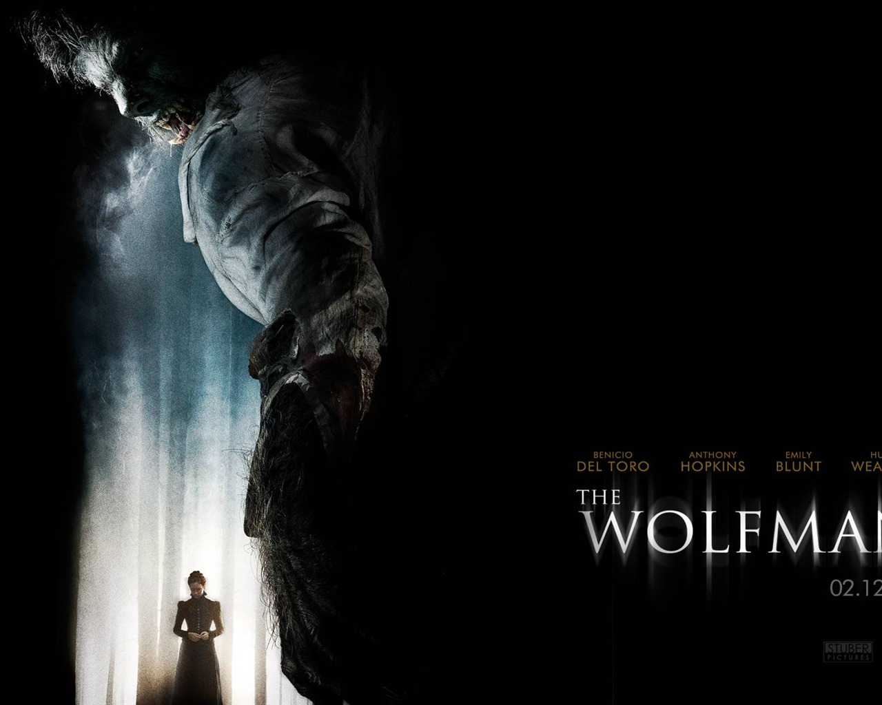 The Wolfman 狼人 电影壁纸6 - 1280x1024
