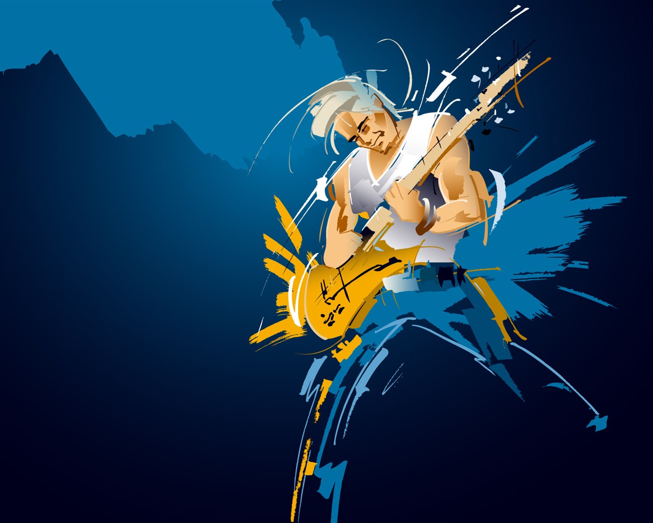 People living movement vector wallpaper (1) #1 - 1280x1024