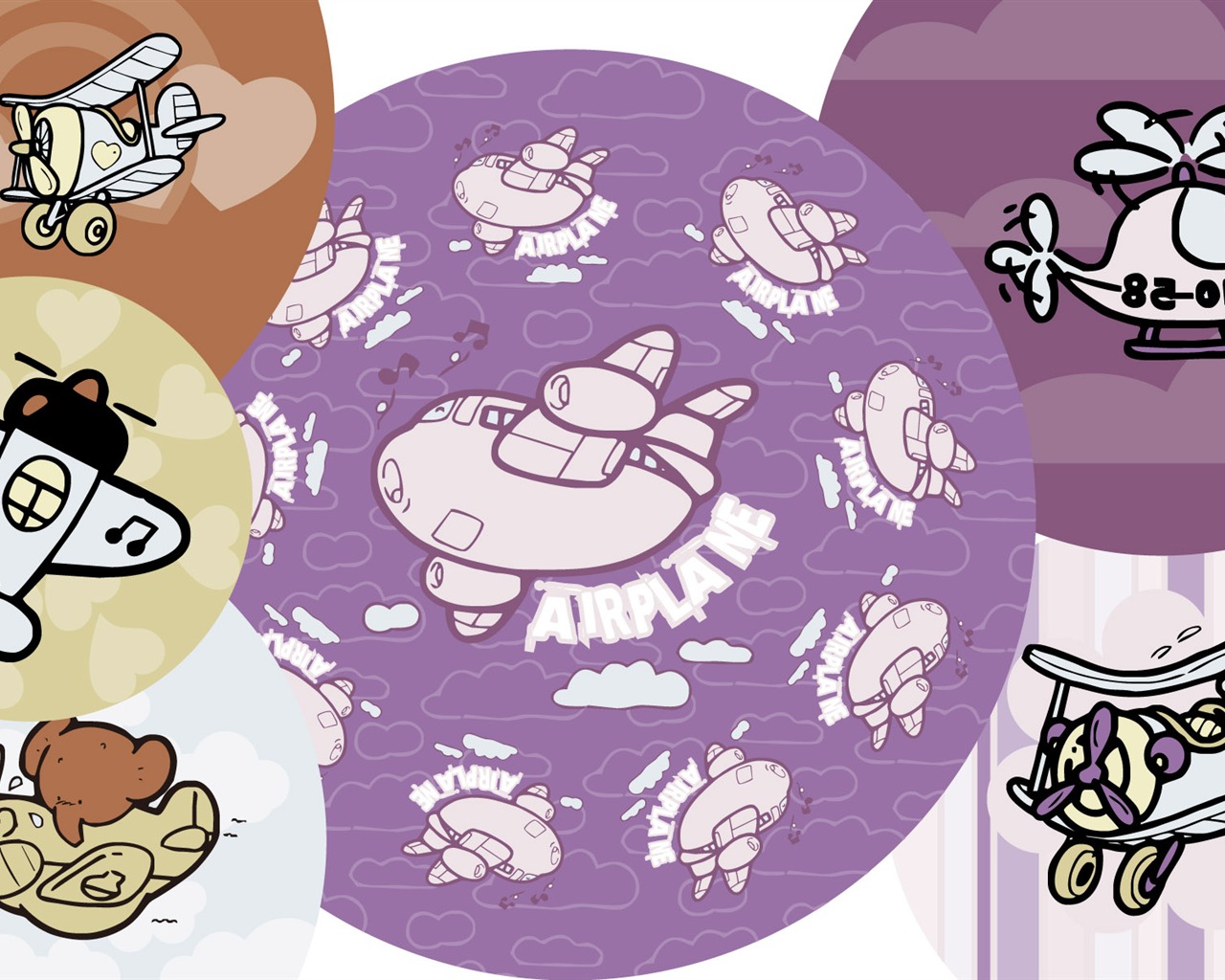 Vector Cartoon Design wallpaper (1) #15 - 1280x1024