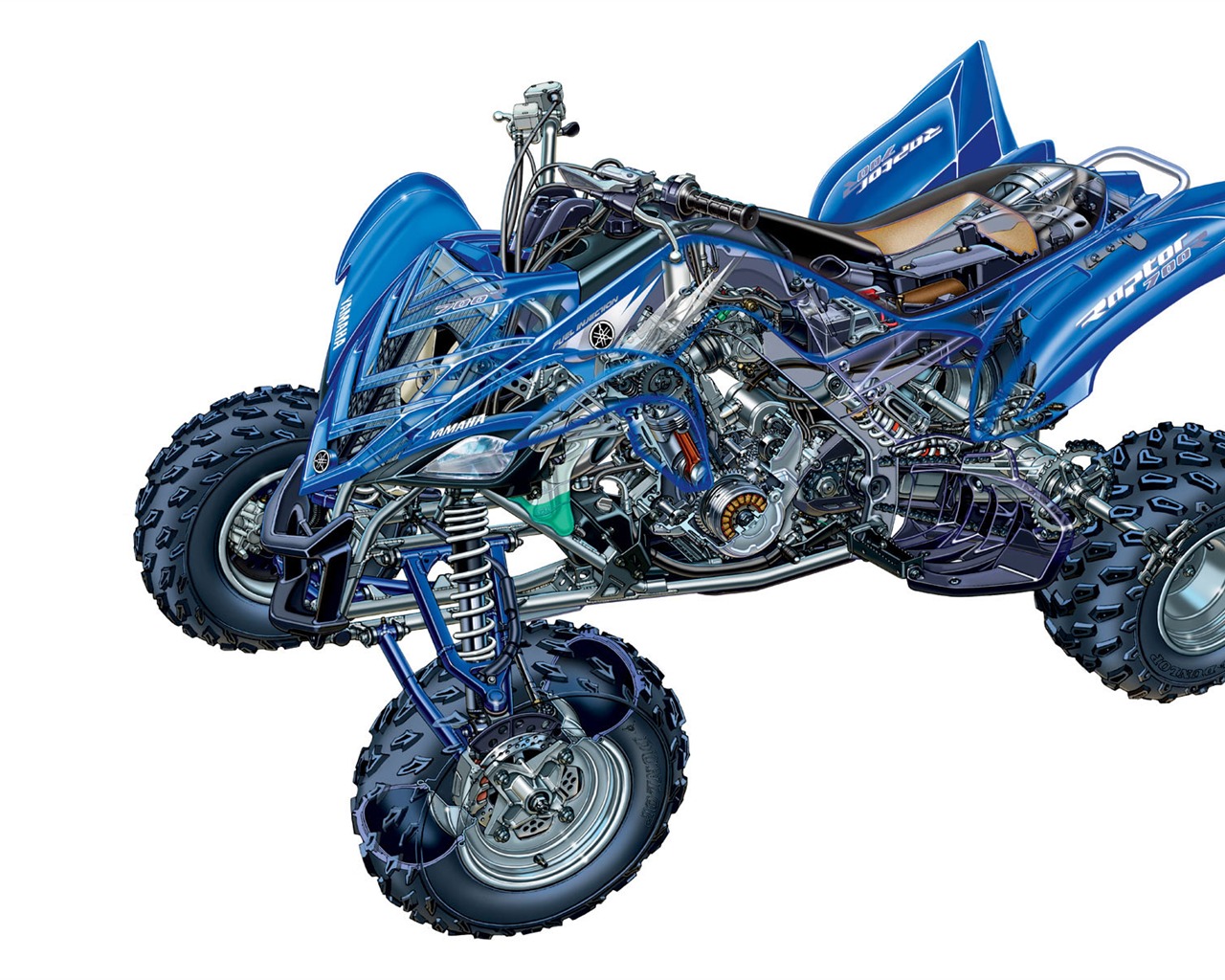 四輪 YAMAHA 壁紙(二) #9 - 1280x1024