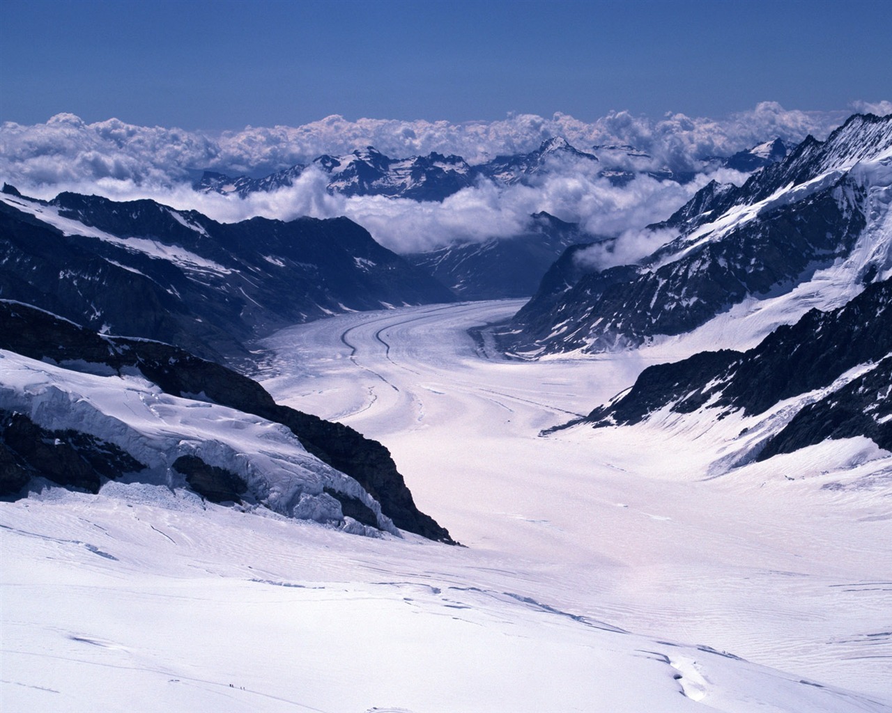 Fondos de escritorio de la Montaña de Nieve (2) #16 - 1280x1024