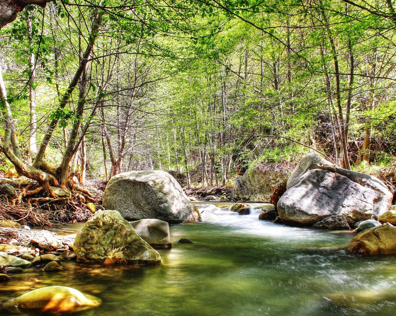 Krásně poskytnuté Krajina tapety (4) #15 - 1280x1024