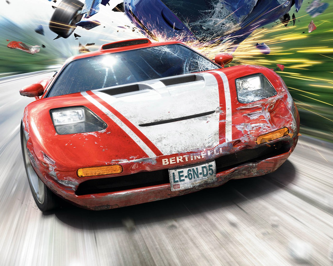 1280 Juegos fondo de pantalla de coches (1) #10 - 1280x1024