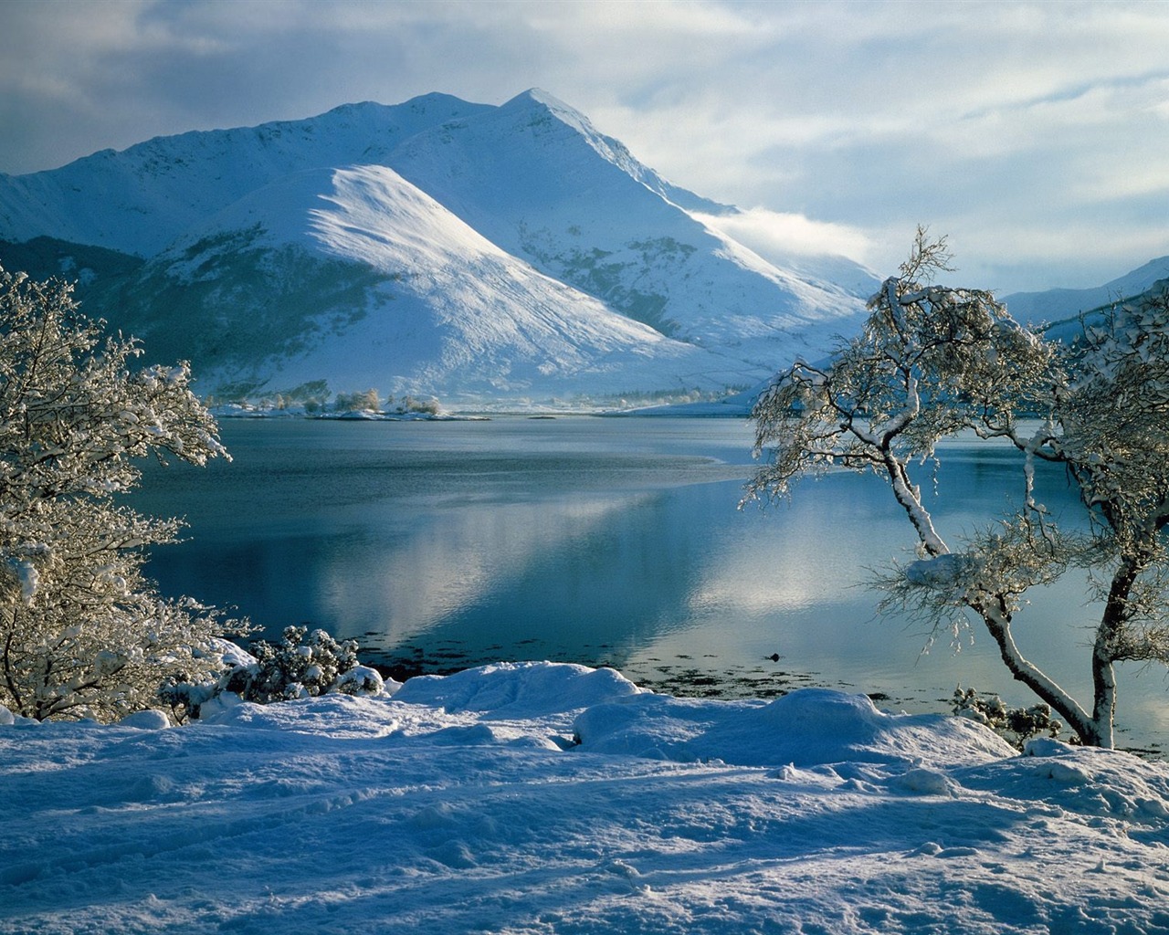 雪山雪景合集 壁紙(一) #4 - 1280x1024