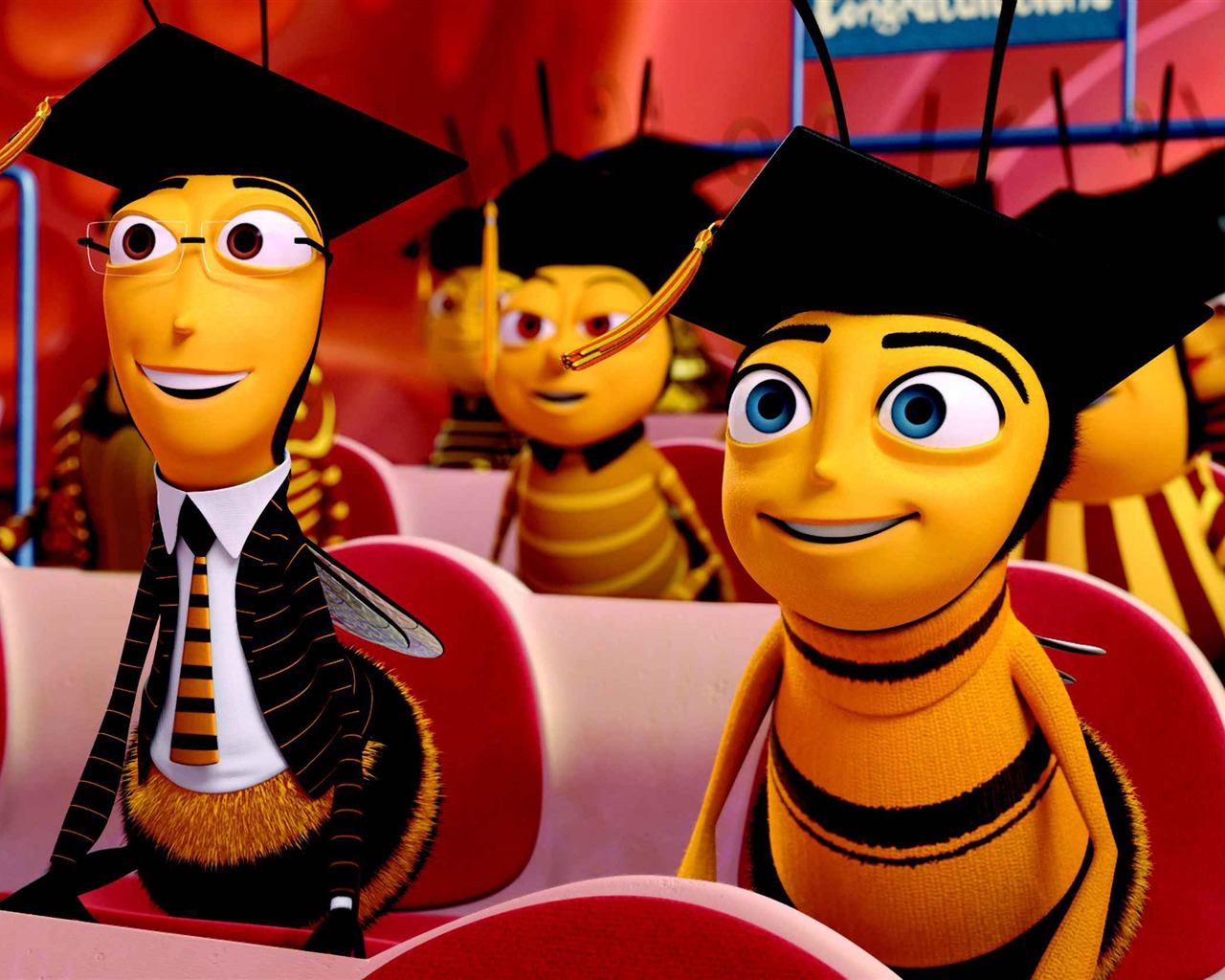 Bee Movie 蜜蜂總動員 高清壁紙 #1 - 1280x1024