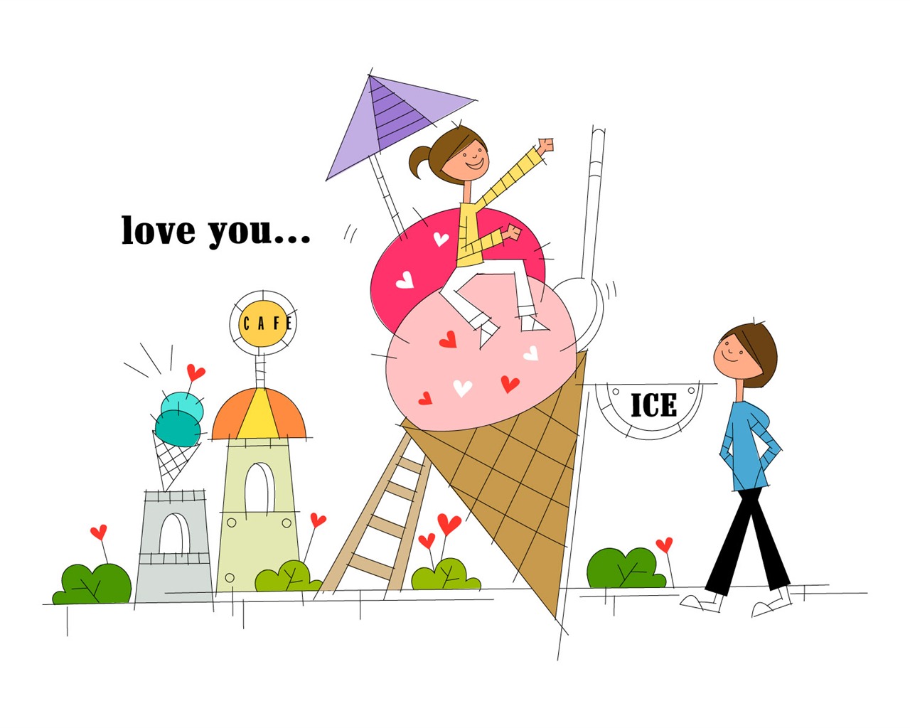Jane document vector wallpaper cartoon (1) #16 - 1280x1024