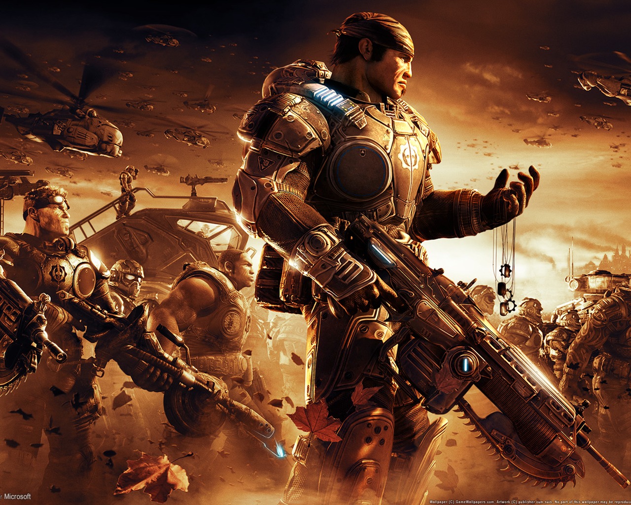 Gears of War 2 HD tapetu (1) #1 - 1280x1024