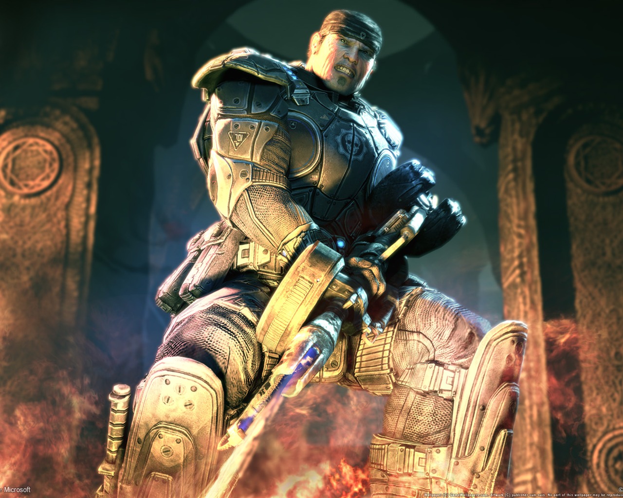 Gears of War 2 HD tapetu (1) #2 - 1280x1024