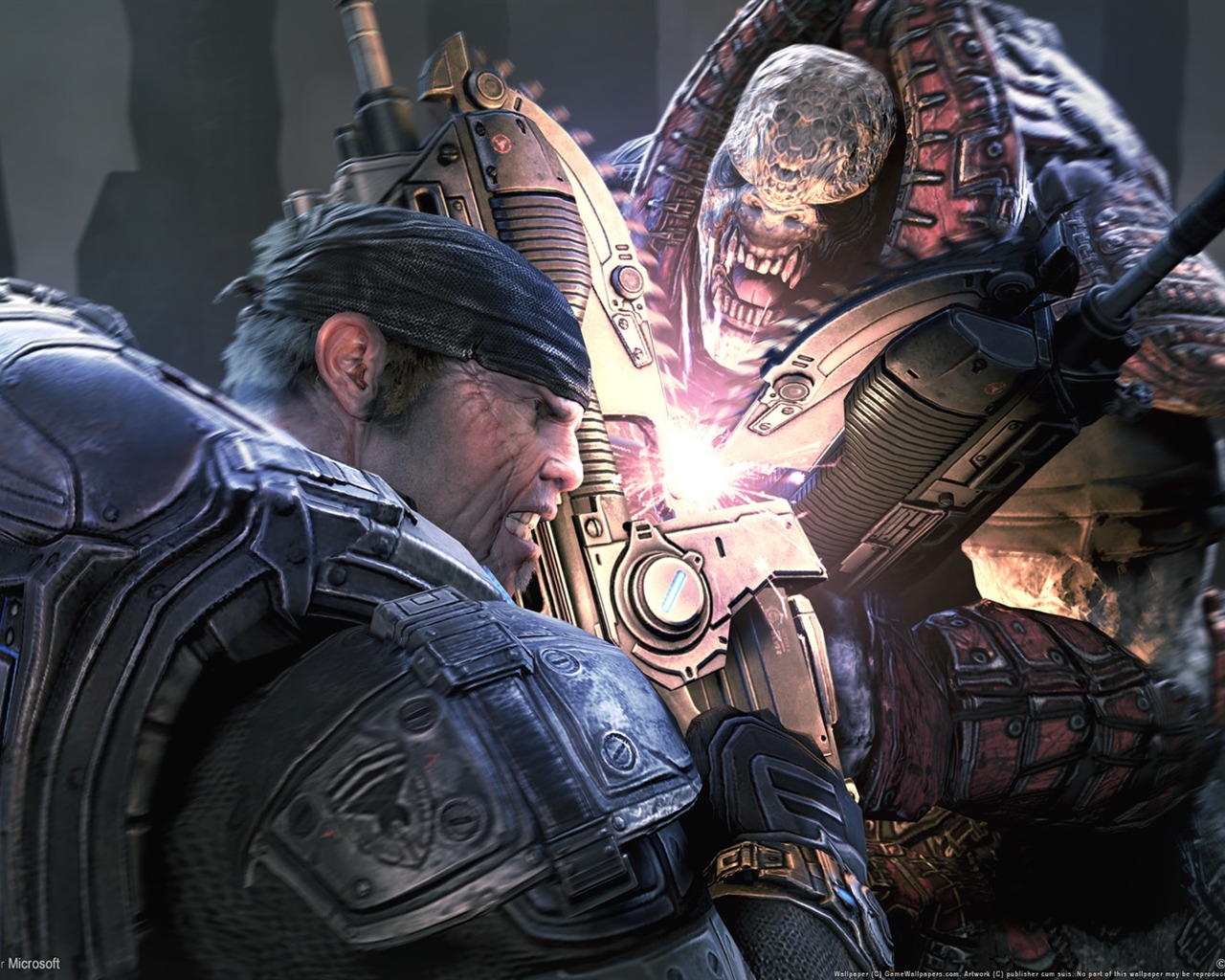 Gears Of War 2 战争机器 2 高清壁纸(一)5 - 1280x1024