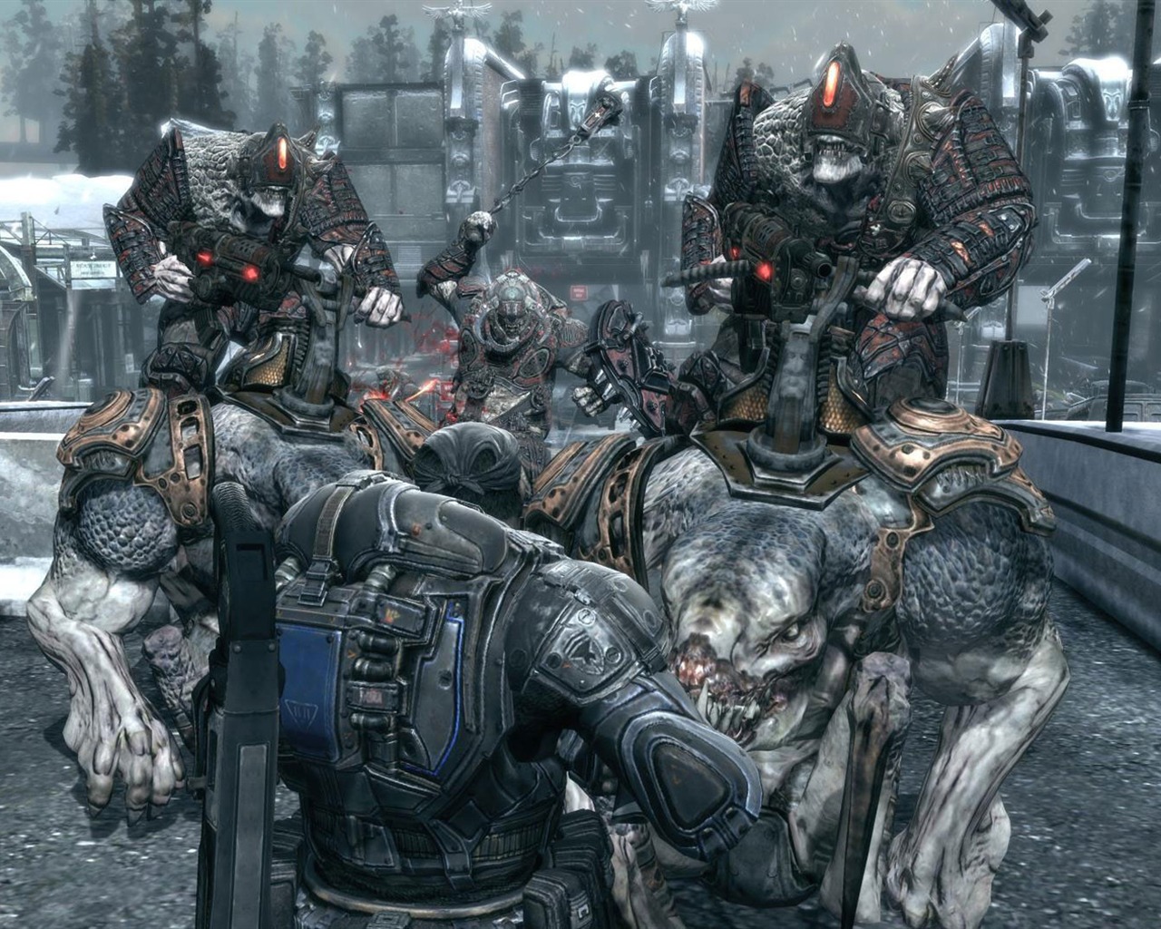 Gears of War 2 HD tapetu (1) #7 - 1280x1024